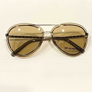 NEW Tod's Women’s 63mm Aviator Sunglasses Rose Gold